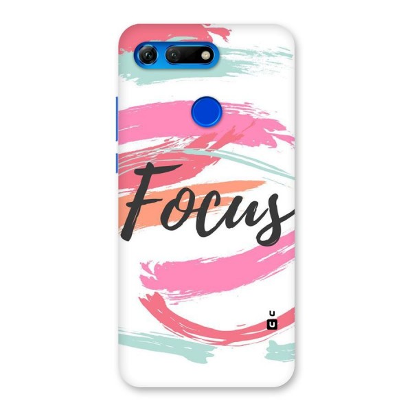Focus Colours Back Case for Honor View 20