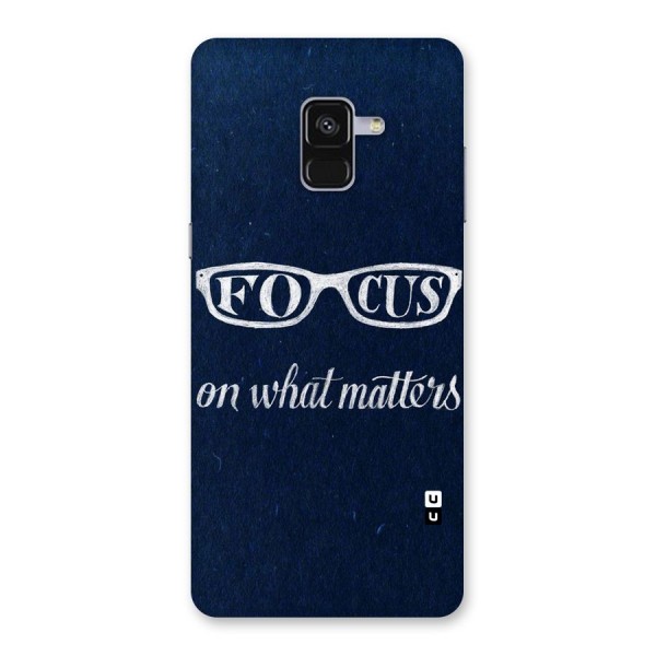 Focus Matters Back Case for Galaxy A8 Plus