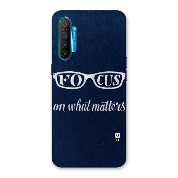 Focus Matters Back Case for Realme XT