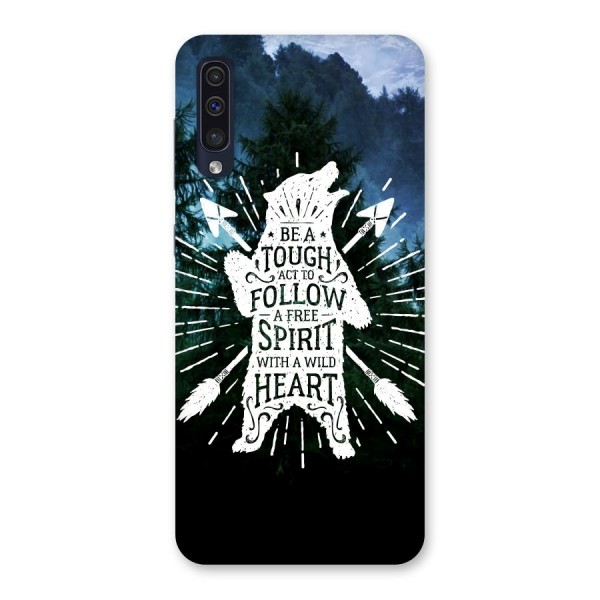 Follow Spirit Heart Back Case for Galaxy A50