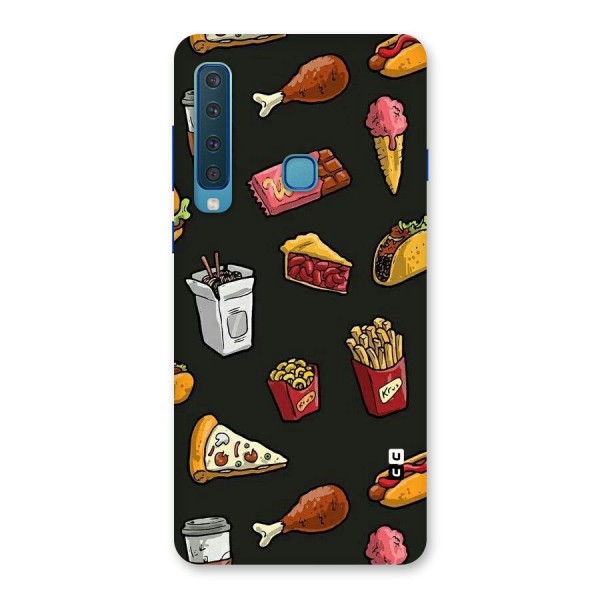 Foodie Pattern Back Case for Galaxy A9 (2018)