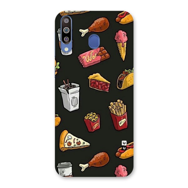 Foodie Pattern Back Case for Galaxy M30