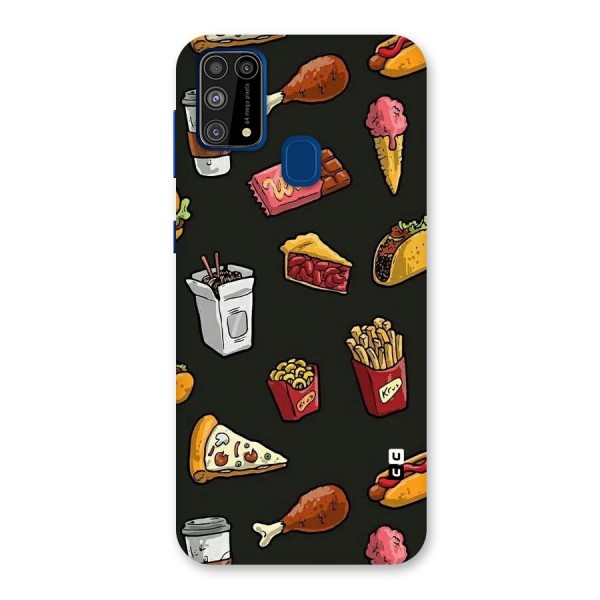 Foodie Pattern Back Case for Galaxy M31