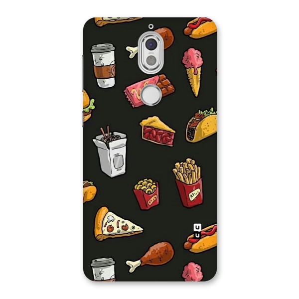 Foodie Pattern Back Case for Nokia 7