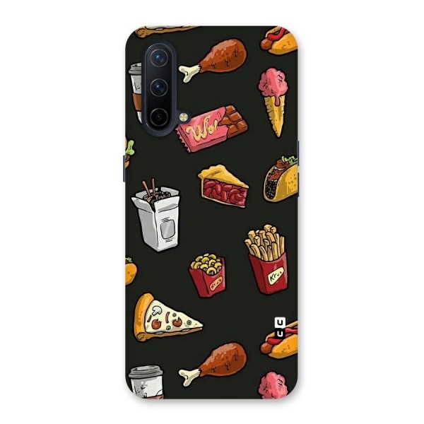 Foodie Pattern Back Case for OnePlus Nord CE 5G