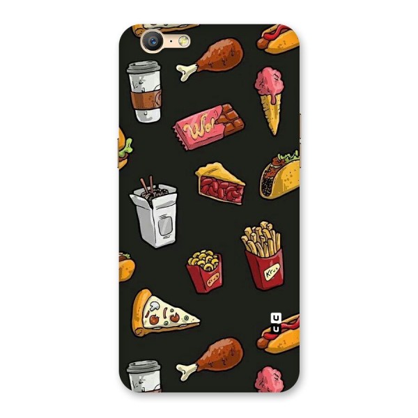 Foodie Pattern Back Case for Oppo A39