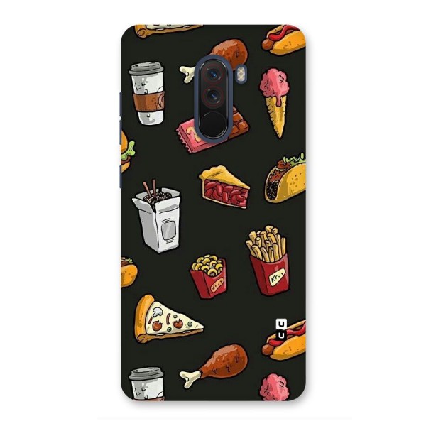 Foodie Pattern Back Case for Poco F1