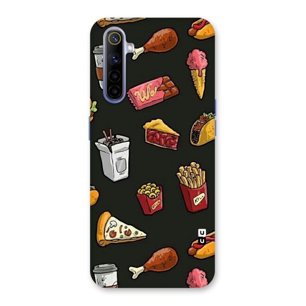 Foodie Pattern Back Case for Realme 6