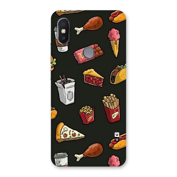 Foodie Pattern Back Case for Redmi Y2