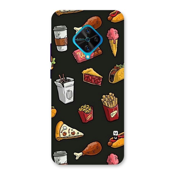 Foodie Pattern Back Case for Vivo S1 Pro