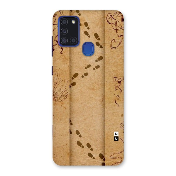 Footsteps Back Case for Galaxy A21s