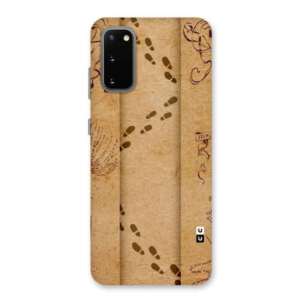 Footsteps Back Case for Galaxy S20