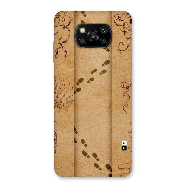 Footsteps Back Case for Poco X3