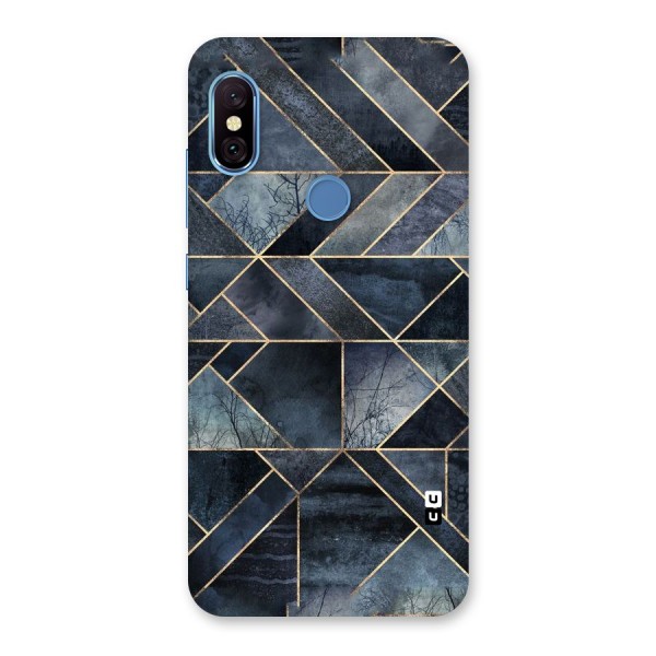 Forest Abstract Lines Back Case for Redmi Note 6 Pro