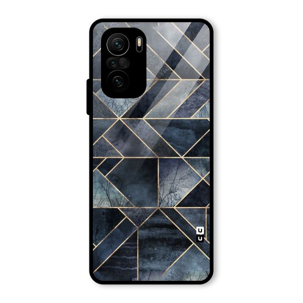 Forest Abstract Lines Glass Back Case for Mi 11x