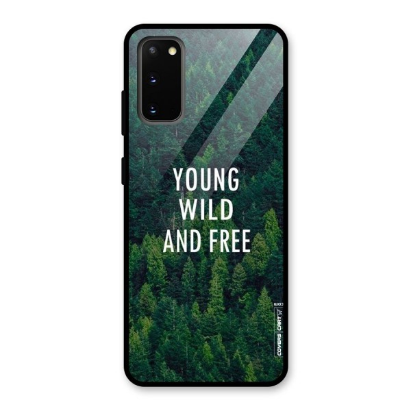 Forest Wanderlust Glass Back Case for Galaxy S20