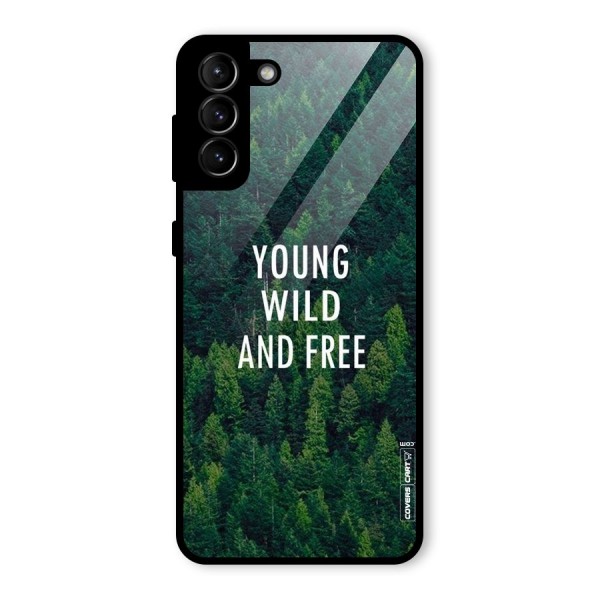 Forest Wanderlust Glass Back Case for Galaxy S21 Plus