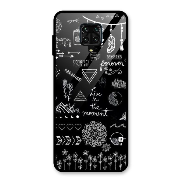 Forever Moment Glass Back Case for Redmi Note 9 Pro Max