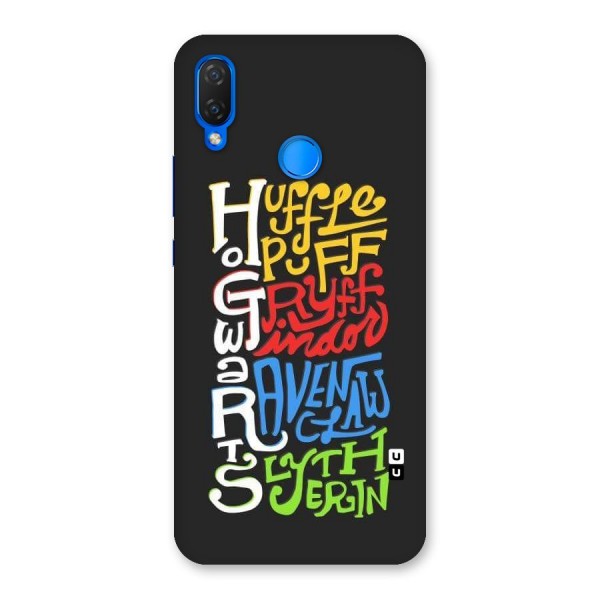 Four Colored Homes Back Case for Huawei P Smart+