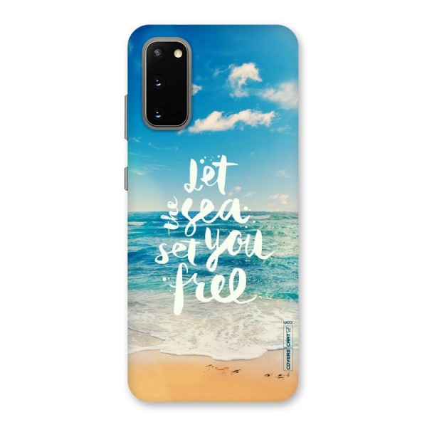 Free Sea Back Case for Galaxy S20
