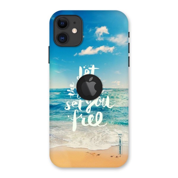 Free Sea Back Case for iPhone 11 Logo Cut