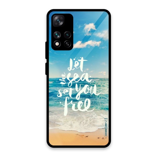 Free Sea Glass Back Case for Xiaomi 11i 5G