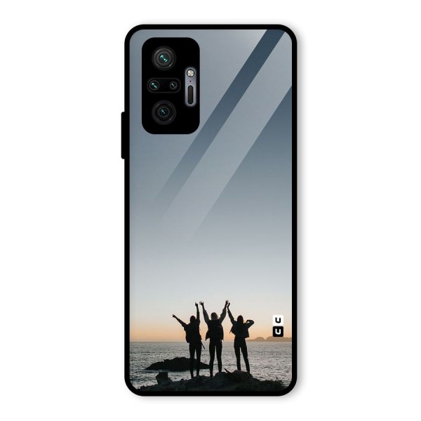 Friendship Glass Back Case for Redmi Note 10 Pro Max