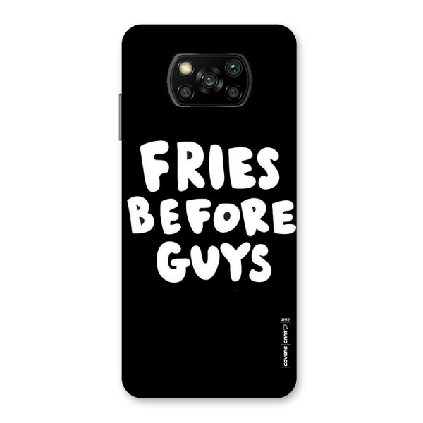 Fries Always Back Case for Poco X3
