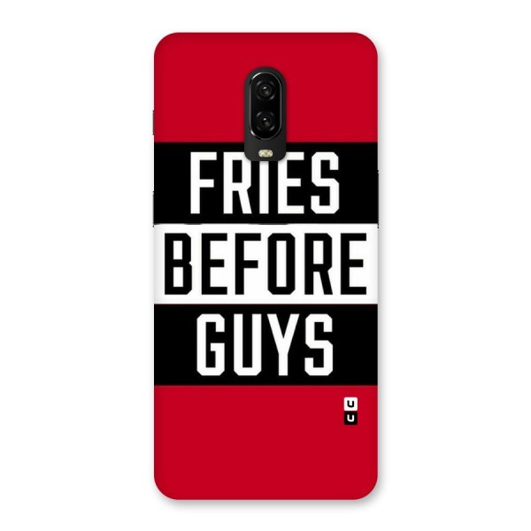 Fries Love Stripes Back Case for OnePlus 6T