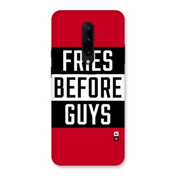 Fries Love Stripes Back Case for OnePlus 7 Pro
