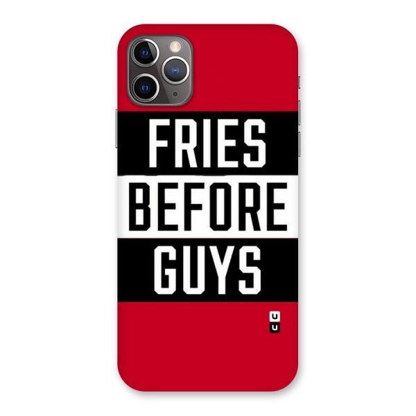 Fries Love Stripes Back Case for iPhone 11 Pro Max