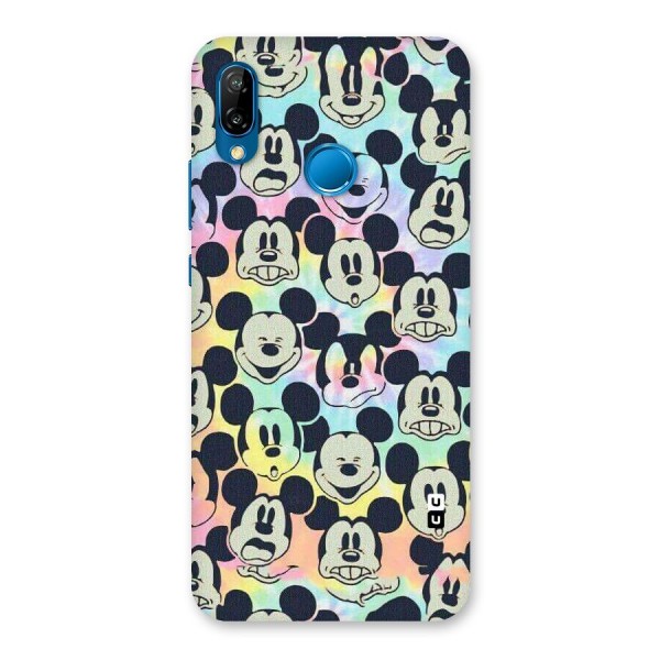 Fun Rainbow Faces Back Case for Huawei P20 Lite