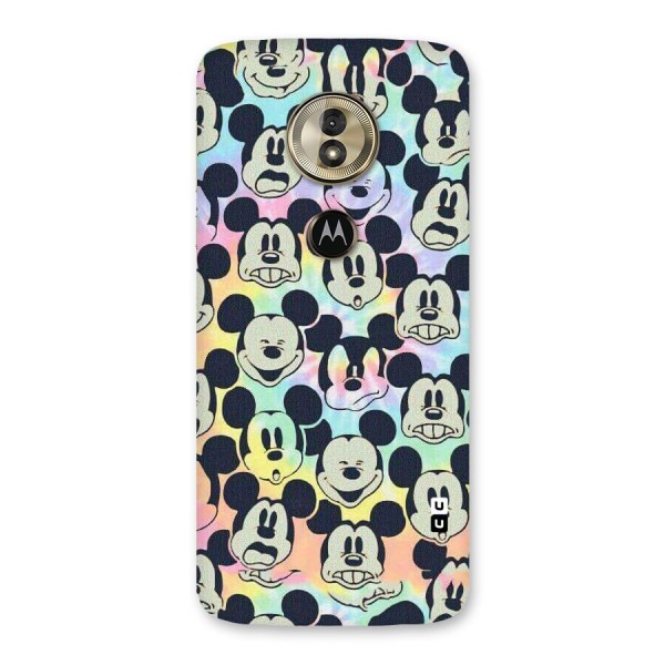 Fun Rainbow Faces Back Case for Moto G6 Play