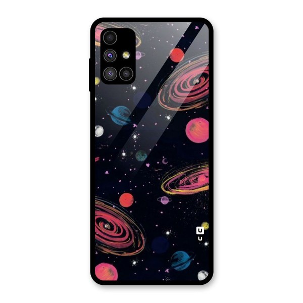 Galaxy Beauty Glass Back Case for Galaxy M51