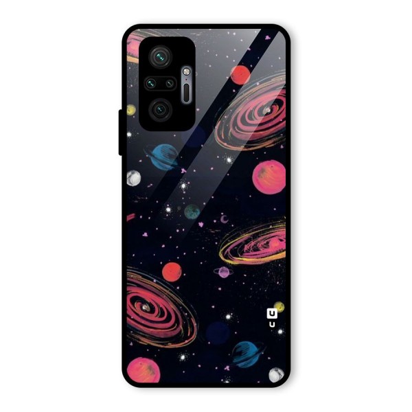 Galaxy Beauty Glass Back Case for Redmi Note 10 Pro