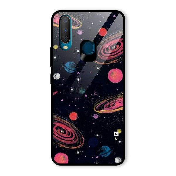 Galaxy Beauty Glass Back Case for Vivo Y15