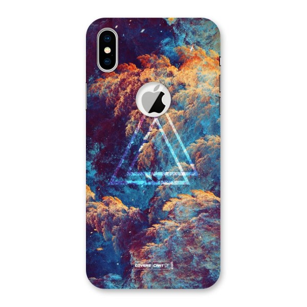 Galaxy Fuse Back Case for iPhone XS Logo Cut
