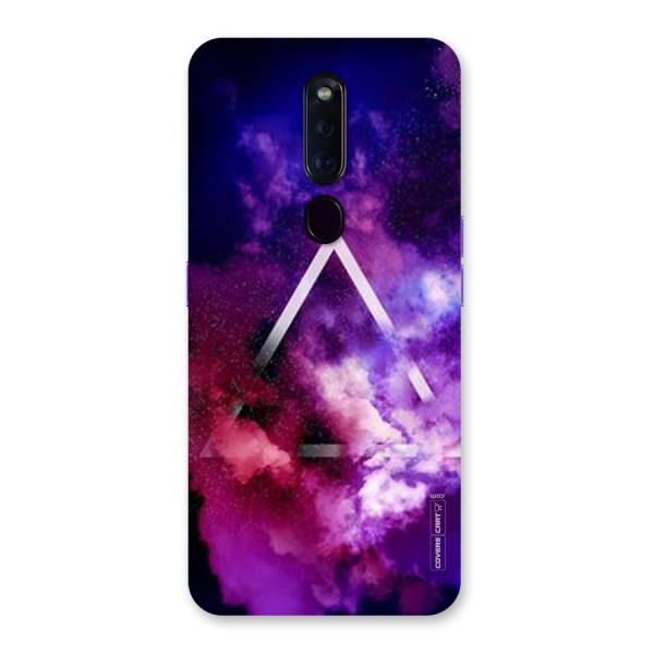 Galaxy Smoke Hues Back Case for Oppo F11 Pro