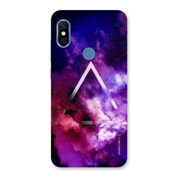 Galaxy Smoke Hues Back Case for Redmi Note 6 Pro