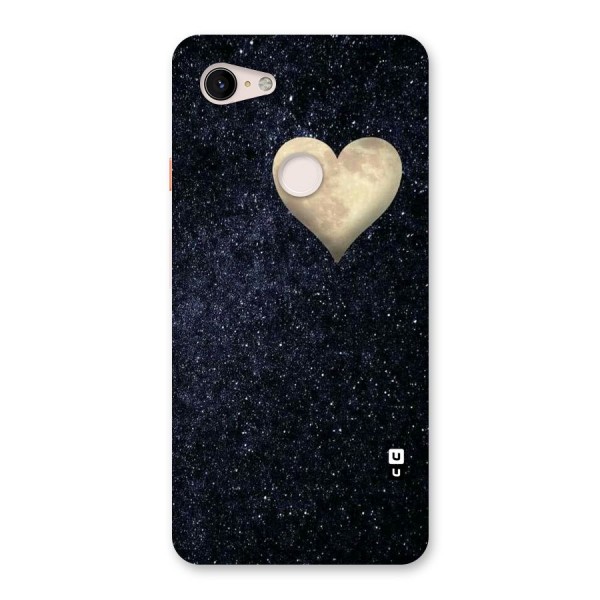 Galaxy Space Heart Back Case for Google Pixel 3 XL