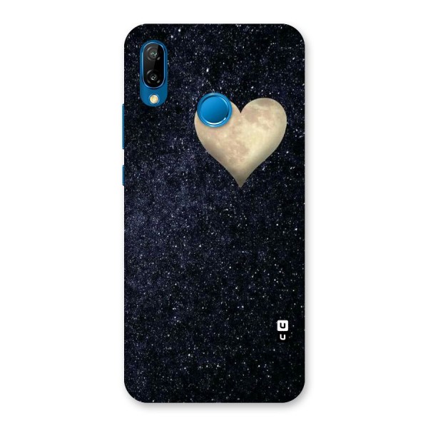 Galaxy Space Heart Back Case for Huawei P20 Lite