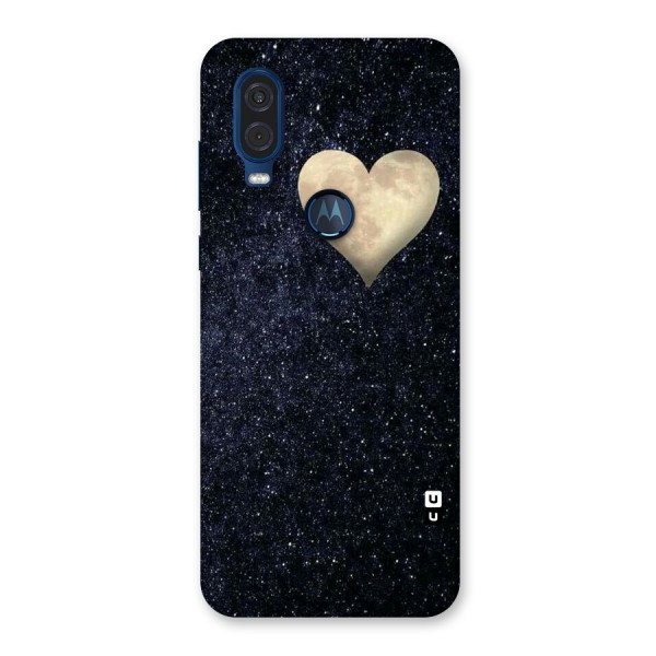Galaxy Space Heart Back Case for Motorola One Vision