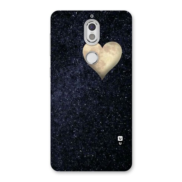 Galaxy Space Heart Back Case for Nokia 7