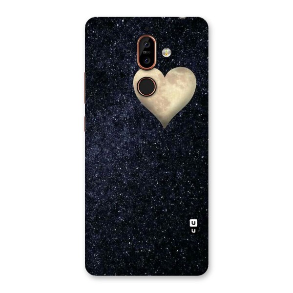 Galaxy Space Heart Back Case for Nokia 7 Plus