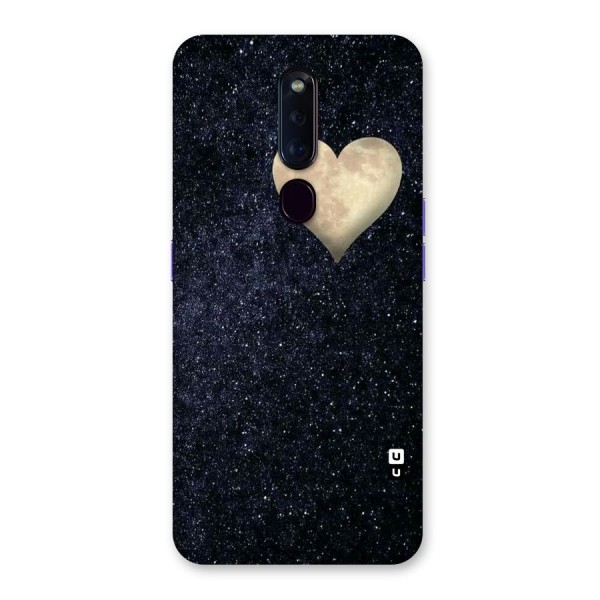 Galaxy Space Heart Back Case for Oppo F11 Pro