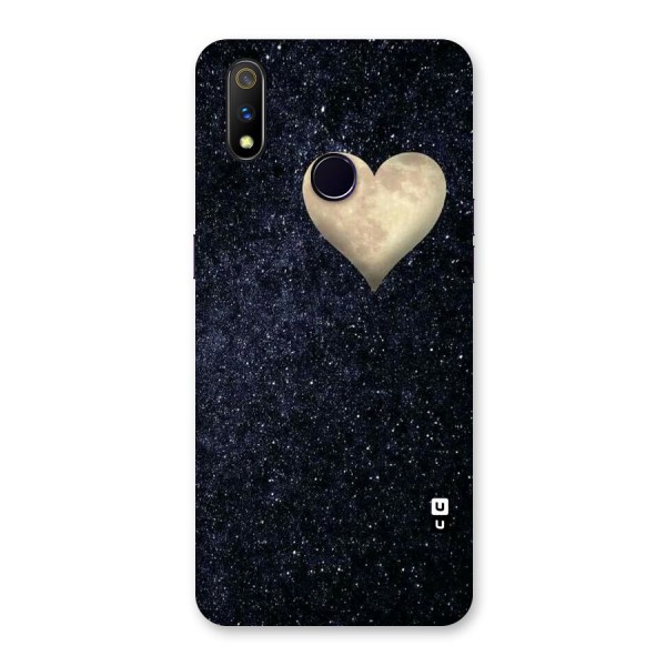Galaxy Space Heart Back Case for Realme 3 Pro
