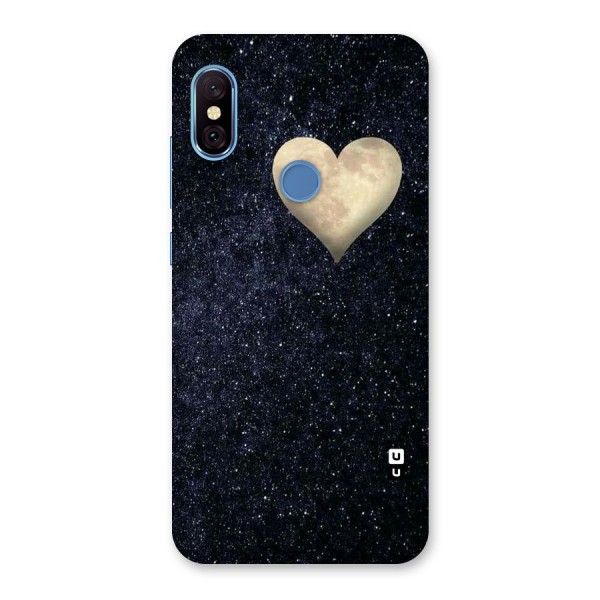 Galaxy Space Heart Back Case for Redmi Note 6 Pro