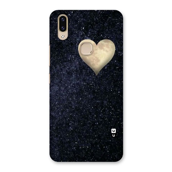 Galaxy Space Heart Back Case for Vivo V9 Youth