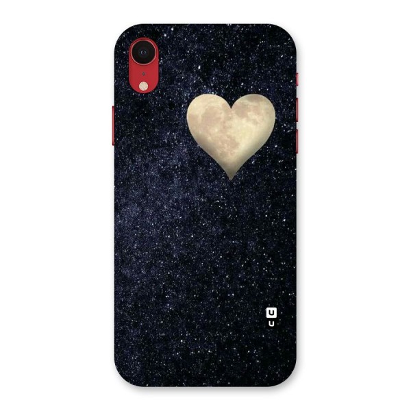 Galaxy Space Heart Back Case for iPhone XR