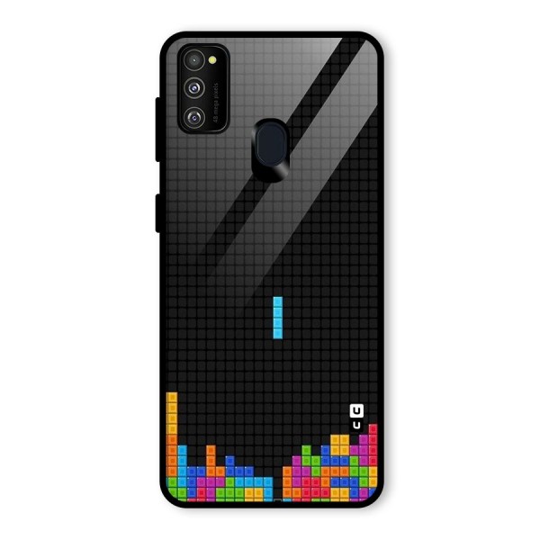 Game Play Glass Back Case for Galaxy M21